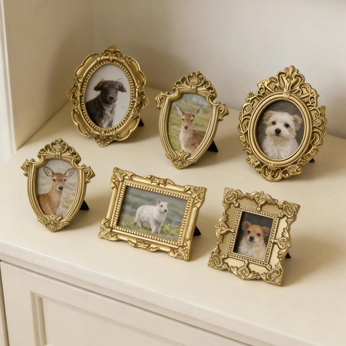5pcs mini gold resin picture - 5pcs,