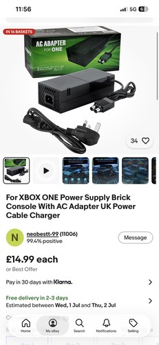 For xbox one power supply - one,