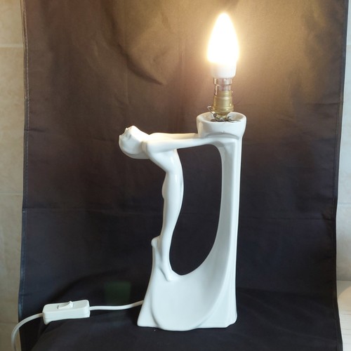 Nude lady table - lamp, art