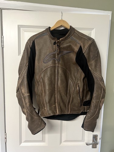 Alpinestars brown leather - brown,