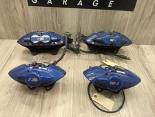 14-20 OEM BMW F22 F23 M235 M240 Front Rear Brake Calipers Brembo SET Blue