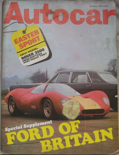 Autocar magazine april 1968 - magazine,