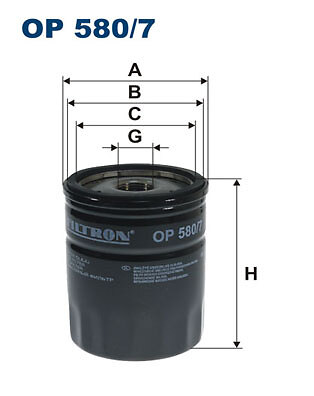 Oil filter filtron 580 - oil,