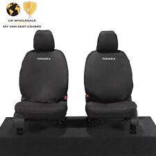 FITS NISSAN NAVARA NP300 FRONT SEAT COVERS WITH NAVARA EMBROIDERY (2016 ON) 242