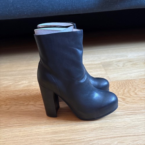 Jeffrey campbell black leather - campbell,