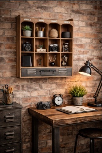 Pigeon hole wall - wall, unit