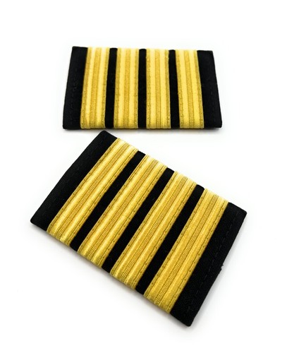 Pilot captain gold - captain,, strips