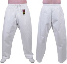 MAR | White/Black Karate Trousers Unisex Child Sizes