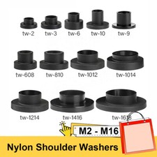 Nylon Plastic Bearings Bushings Shoulder Washers M2 M3 M4 M5 M6 M8 M10 M12 - M16