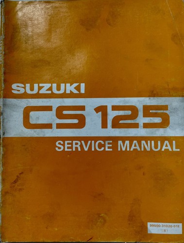 Original factory suzuki cs125 - original,