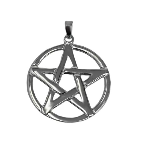 Men ladies silver pentacle - ladies,