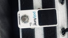 TC Electronic Polytune 3 Mini Guitar Tuner Pedal White