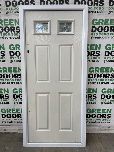Composite woodgrain front - woodgrain, door