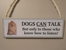 Pomeranian dog sign House sign Pomeranian plaque Weatherproof wooden sign