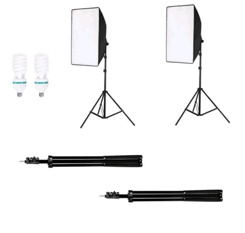 Softbox lighting kit video - x,