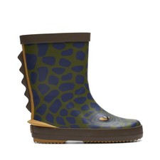 Clarks Kids Unisex,Girls,Boys Tarri Run Toddler Khaki Wellies