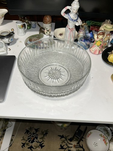 Vintage ravenshead glass - glass, bowl