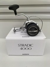 Shimano Stradic 4000 Fi Spinning Reel 19 Durable Silver Used