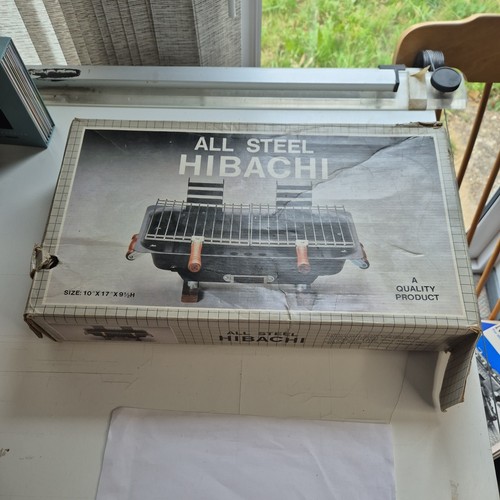 All steel hibachi vintage - hibachi,