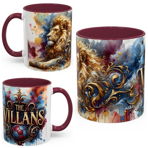 Aston villa lion mug - aston,