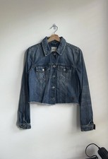 Women’s Vintage Guess Los Angeles Blue Denim Jacket. Size S ( 8 10 )
