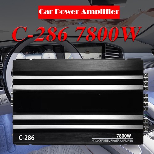 Channel 7800w car power - 4-channel,
