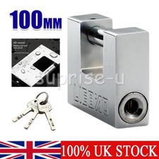 100mm Heavy Duty Padlock W/3