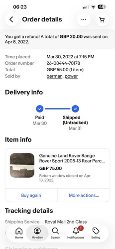 Range rover parcel - range,