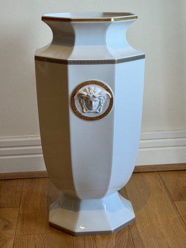 Rare versace gorgona vase - versace, 55cm