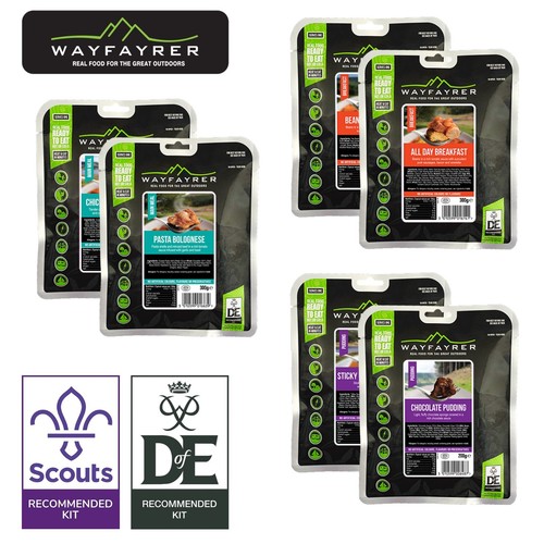 Wayfayrer camping food - camping, meals