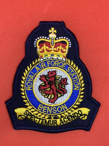 Raf benson station badge - raf,