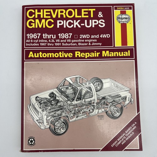 Haynes repair manual - repair,