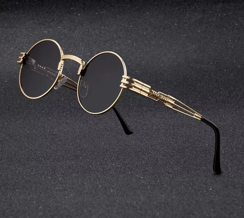 Round steampunk sunglasses - steampunk, for