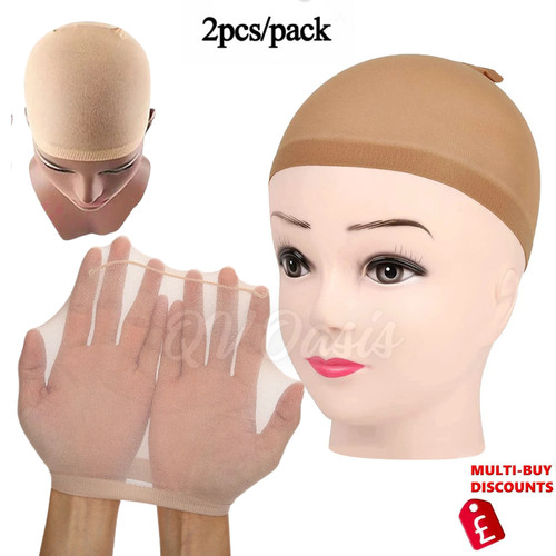 Pack wig cap - 2, breathable