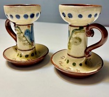 Torquay Pottery Candlestick