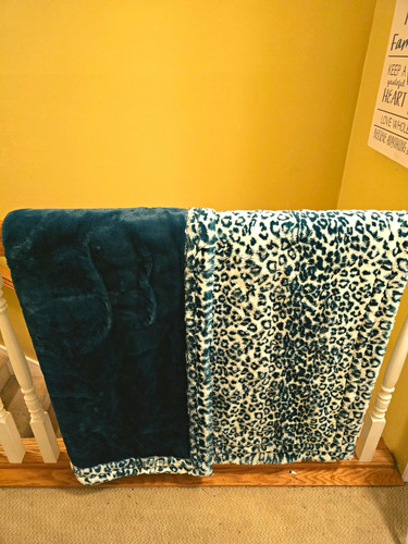 Brand new 72x69 minky blanket - brand,