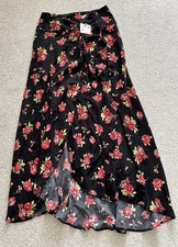 ZARA BLACK FLORAL STRAPLESS