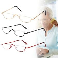Resin Eyeglasses Half Moon Reading Glasses +1.00~+4.0 Diopter Reading Glasses