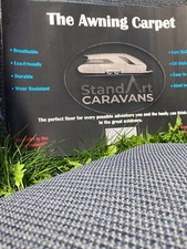 Breathable Caravan Awning Carpet Groundsheet for Full Awnings 240cm deep