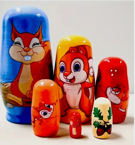 Russian dolls squirrel - dolls,