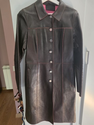 Prada leather jacket size - jacket-,