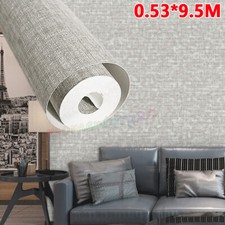 Plain Grey Textured Wallpaper