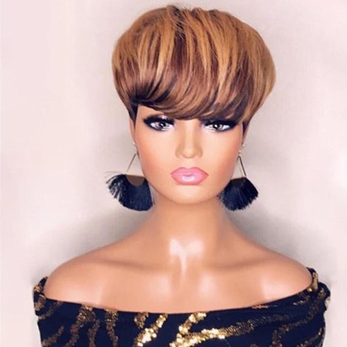 Ombre hair short wigs - ombre, for