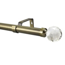 Fixed Length Curtain Pole 28mm