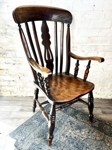 Antique victorian elm beech - antique,