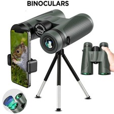 12x42 Binoculars Bird Watching Hiking Zoom Binoculars Hunting Telescope Tripod