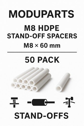 Plastic spacers 60mm - m8,