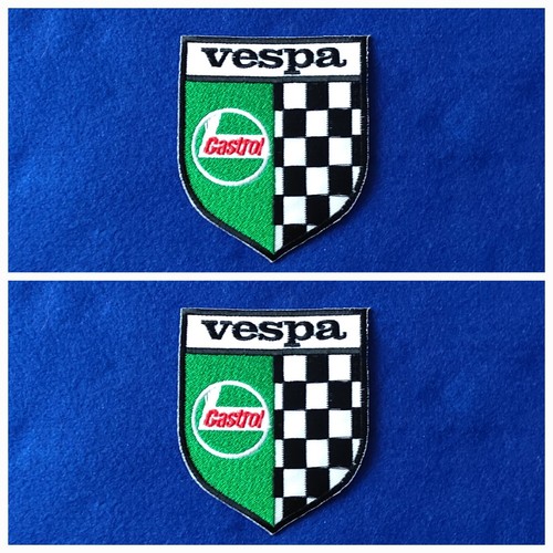 Pair vespa scooter - of,