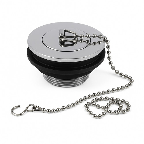 Bath waste unslotted chrome - waste,