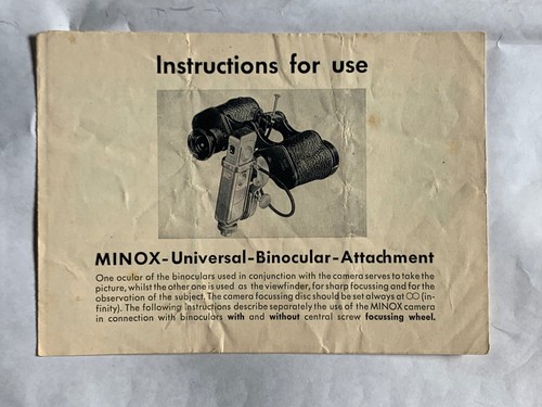 Minox universal binocular - minox,